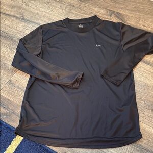 Nike Black Performance Long Sleeve Top